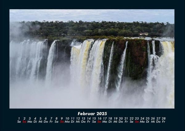 Produktbild: Wasserf&auml;lle 2025 Fotokalender DIN A4