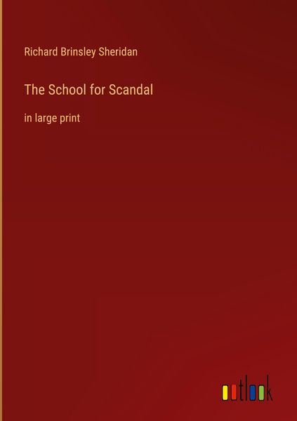 Produktbild: The School for Scandal