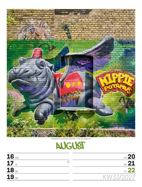 Produktbild: Street Art Wochenplaner Kalender 2027