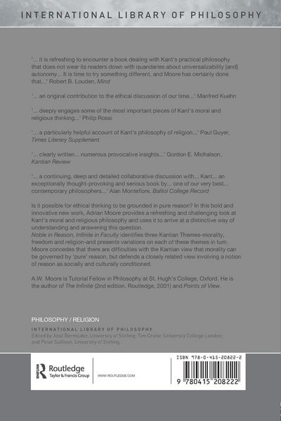 Produktbild: Noble in Reason, Infinite in Faculty