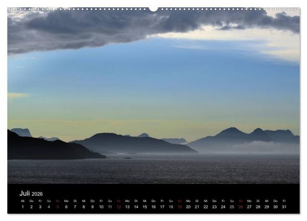 Produktbild: An Norwegens K&uuml;sten (hochwertiger Premium Wandkalender 2026 DIN A2 quer), Kunstdruck in Hochglanz