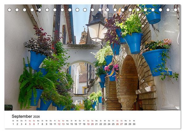 Produktbild: C&oacute;rdoba -Temperamentvolles Andalusien (Tischkalender 2026 DIN A5 quer), CALVENDO Monatskalender