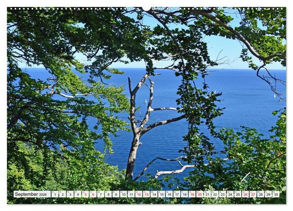 Produktbild: Sassnitz mit der Kreidek&uuml;ste (hochwertiger Premium Wandkalender 2026 DIN A2 quer), Kunstdruck in Hochglanz