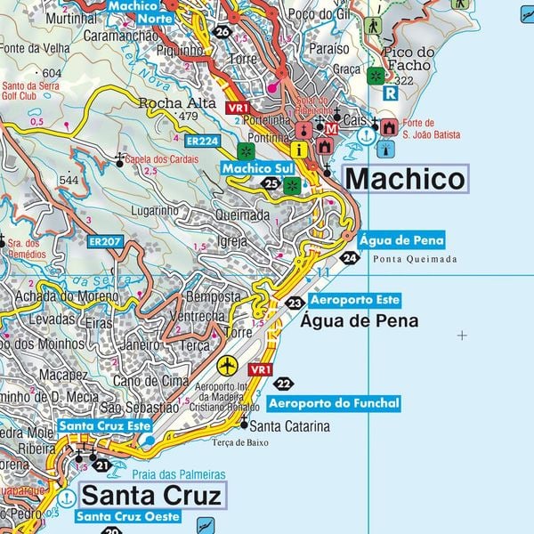 Madeira, Straßen- und Freizeitkarte 1:40.000, freytag & berndt