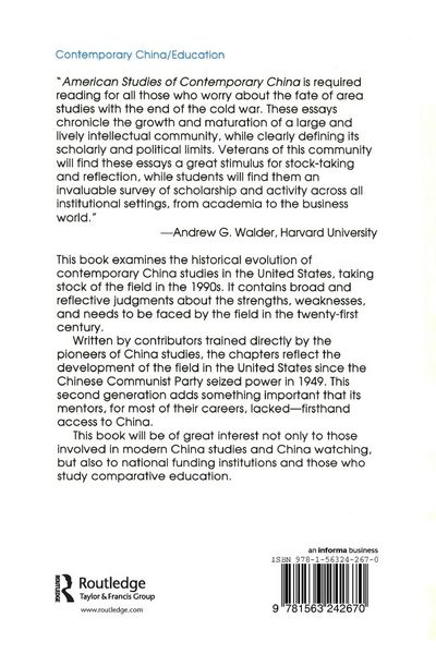 Produktbild: American Studies of Contemporary China