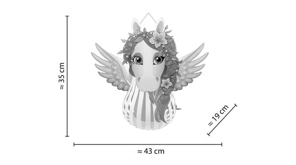 Produktbild: URSUS Laternen-Bastelset "Pegasus"