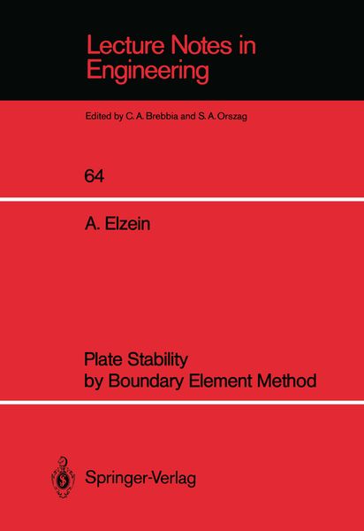 Produktbild: Plate Stability by Boundary Element Method