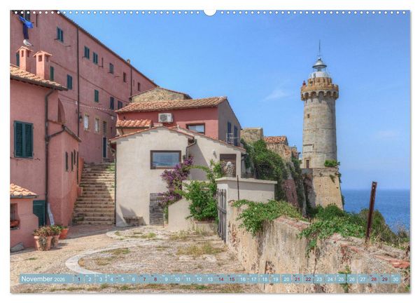 Produktbild: Trauminsel Elba: Mediterranes Paradies f&uuml;r Romantiker (hochwertiger Premium Wandkalender 2026 DIN A2 quer), Kunstdruck in Hochglanz
