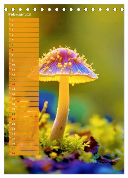Produktbild: Bunte Farben der Natur (Tischkalender 2027 DIN A5 hoch), CALVENDO Monatskalender
