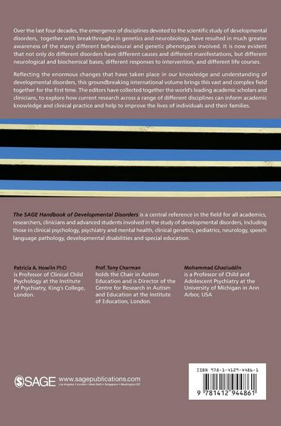 Produktbild: The SAGE Handbook of Developmental Disorders
