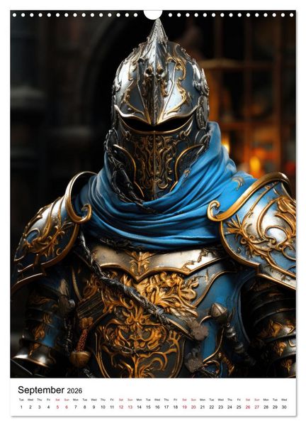 Produktbild: Medieval Legends (Wall Calendar 2026 DIN A3 portrait), CALVENDO 12 Month Wall Calendar