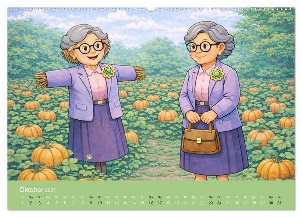 Produktbild: Ich bin noch nicht fertig - Oma Edition (hochwertiger Premium Wandkalender 2027 DIN A2 quer), Kunstdruck in Hochglanz