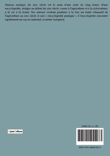 Produktbild: Maison rustique du XIXe si&egrave;cle