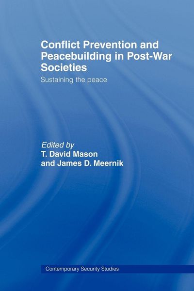 Produktbild: Conflict Prevention and Peace-building in Post-War Societies