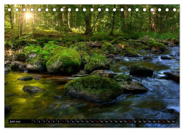 Produktbild: Harz Landschaften (Tischkalender 2026 DIN A5 quer), CALVENDO Monatskalender