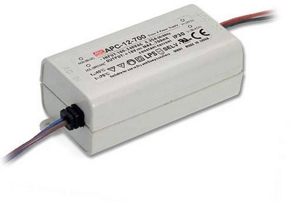 Produktbild: MEAN WELL APC-12-350 LED-Treiber Konstantstrom 12 W 0.35 A 9 - 36 V/DC nicht dimmbar, &Uuml;berlastschutz 1 St.