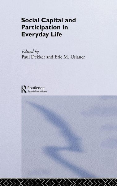 Produktbild: Social Capital and Participation in Everyday Life