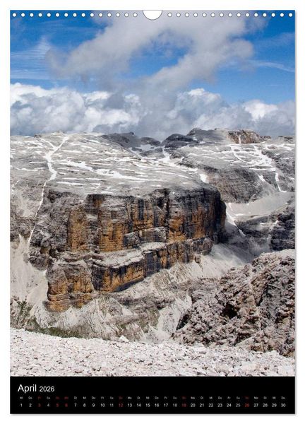 Produktbild: Dolomiten &ndash; Eine Gipfelparade (Wandkalender 2026 DIN A3 hoch), CALVENDO Monatskalender