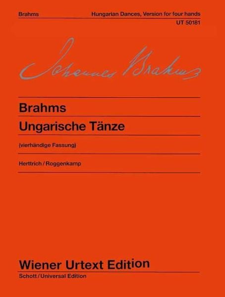 Produktbild: Brahms, J: Ungarische T&auml;nze