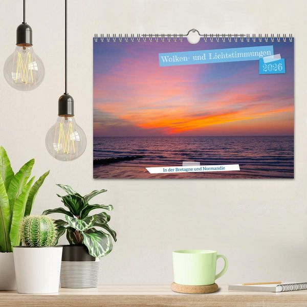 Produktbild: Wolken- und Lichtstimmungen (Wandkalender 2026 DIN A4 quer), CALVENDO Monatskalender