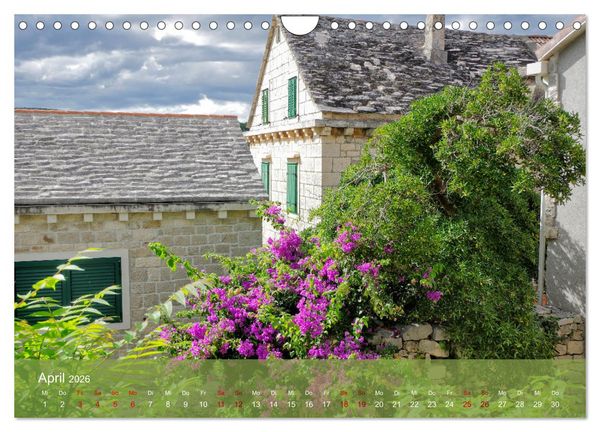 Produktbild: Dalmatien - Stille Orte (Wandkalender 2026 DIN A4 quer), CALVENDO Monatskalender