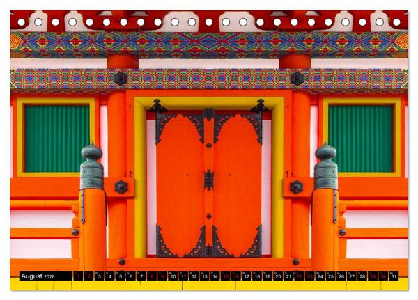 Produktbild: Kyotos Tempel - Bilder aus Japan (Tischkalender 2026 DIN A5 quer), CALVENDO Monatskalender