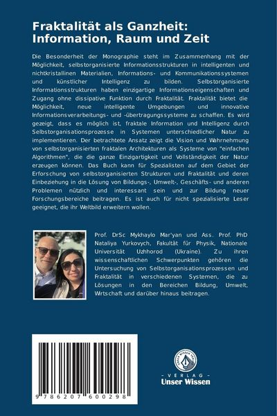 Produktbild: Fraktalit&auml;t als Ganzheit: Information, Raum und Zeit