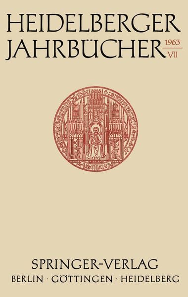 Produktbild: Heidelberger Jahrb&uuml;cher