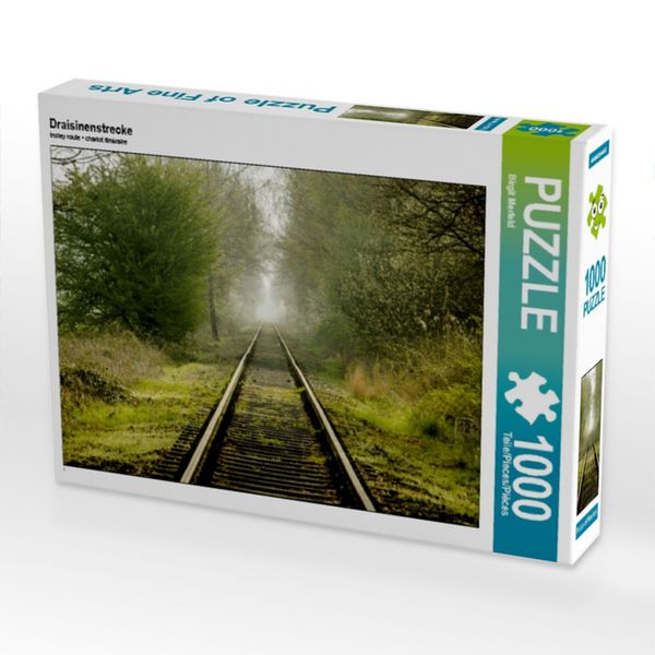 Produktbild: CALVENDO Puzzle Draisinenstrecke | 1000 Teile Lege-Gr&ouml;&szlig;e 64x48cm Foto-Puzzle f&uuml;r gl&uuml;ckliche Stunden
