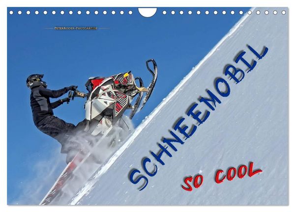 Produktbild: Schneemobil - so cool (Wandkalender 2026 DIN A4 quer), CALVENDO Monatskalender