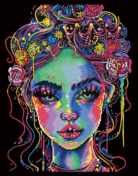 Produktbild: DIAMOND DOTZ - Diamond Painting Neon Sch&ouml;nheit