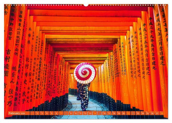 Produktbild: Amazing JAPAN (High Quality Premium Wall Calendar 2026 DIN A2 landscape),CALVENDO 12 Month Wall Calendar