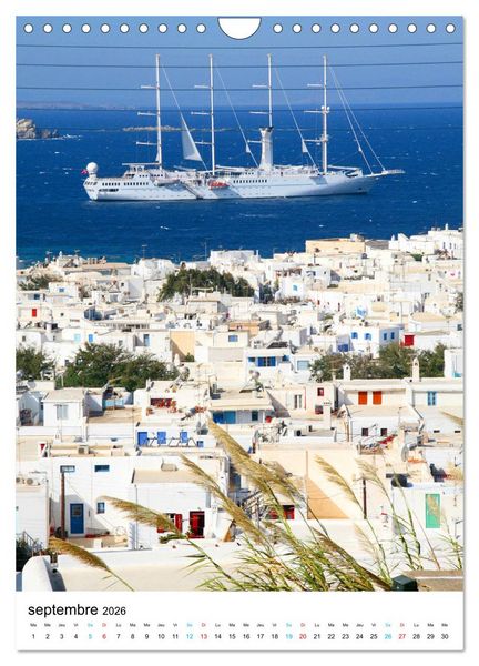 Produktbild: Souvenirs de Gr&egrave;ce (Calendrier mural 2026 DIN A4 horizontal), CALVENDO calendrier mensuel