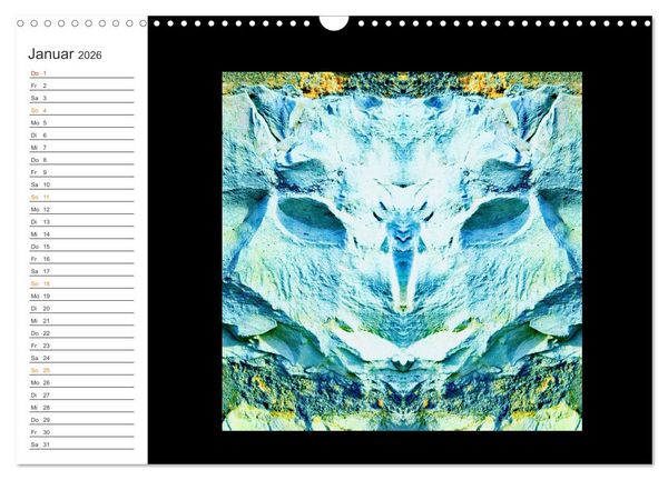 Produktbild: LiTH-Os Antlitze des Sandsteins von ID AD Art Gabi Zapf (Wandkalender 2026 DIN A3 quer), CALVENDO Monatskalender