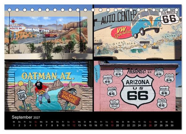 Produktbild: Route 66 im S&uuml;dwesten (Tischkalender 2027 DIN A5 quer), CALVENDO Monatskalender