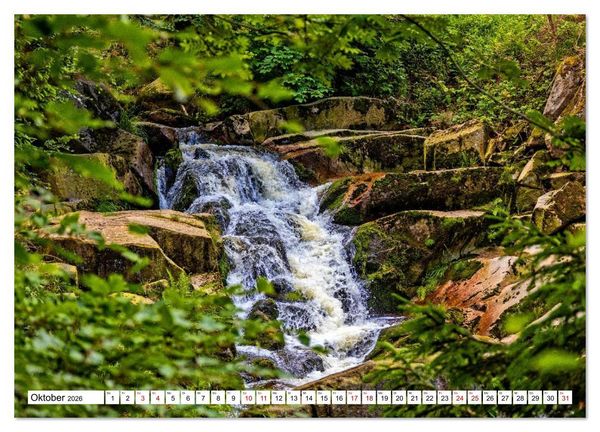Produktbild: Harzwanderung-Durch das Ilsetal zu den Ilsef&auml;llen (Wandkalender 2026 DIN A4 quer), CALVENDO Monatskalender