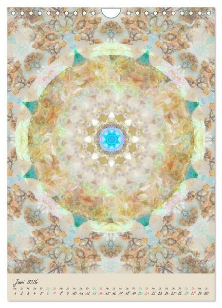 Produktbild: MANDALAS DES LICHTS (Wandkalender 2026 DIN A4 hoch), CALVENDO Monatskalender
