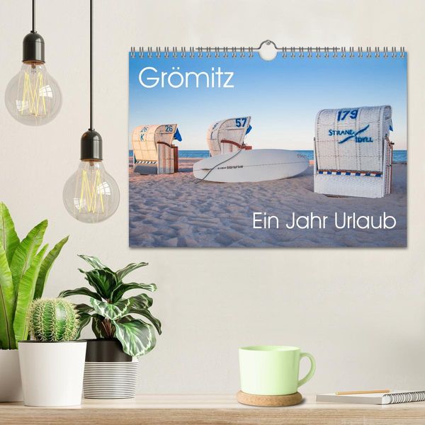Produktbild: Gr&ouml;mitz - Ein Jahr Urlaub (Wandkalender 2026 DIN A4 quer), CALVENDO Monatskalender