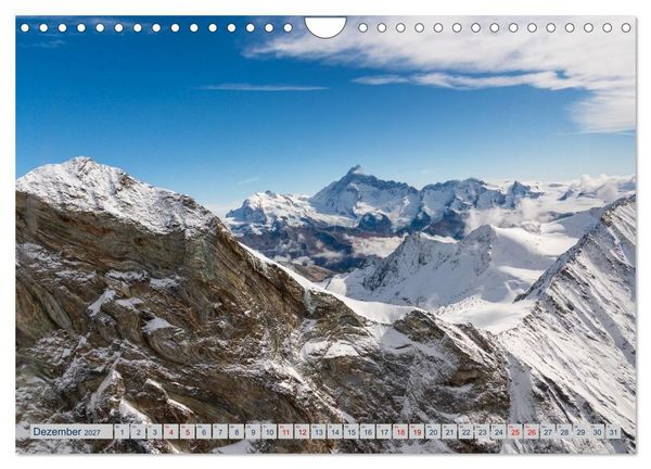 Produktbild: Eine Helireise ums Matterhorn (Wandkalender 2027 DIN A4 quer), CALVENDO Monatskalender