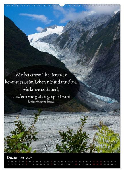 Produktbild: Neuseeland - Ein Land steht Kopf (Wandkalender 2026 DIN A2 hoch), CALVENDO Monatskalender