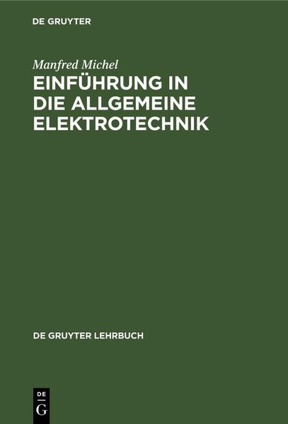 Produktbild: Einf&uuml;hrung in die allgemeine Elektrotechnik