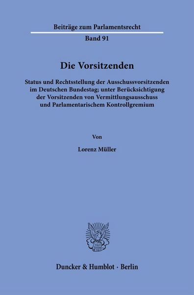 Produktbild: Die Vorsitzenden