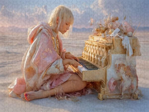 Produktbild: CALVENDO Puzzle Eine Liebe zur Musik | 1000 Teile Lege-Gr&ouml;&szlig;e 64x48cm Foto-Puzzle f&uuml;r gl&uuml;ckliche Stunden
