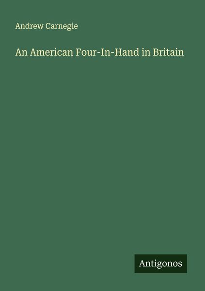 Produktbild: An American Four-In-Hand in Britain