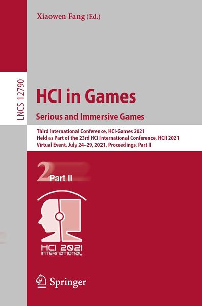 Produktbild: HCI in Games: Serious and Immersive Games
