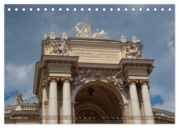 Produktbild: Odessa- Die sch&ouml;ne Stadt am Schwarzen Meer (Tischkalender 2026 DIN A5 quer), CALVENDO Monatskalender