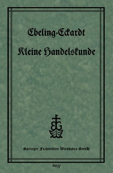 Produktbild: Kleine Handelskunde