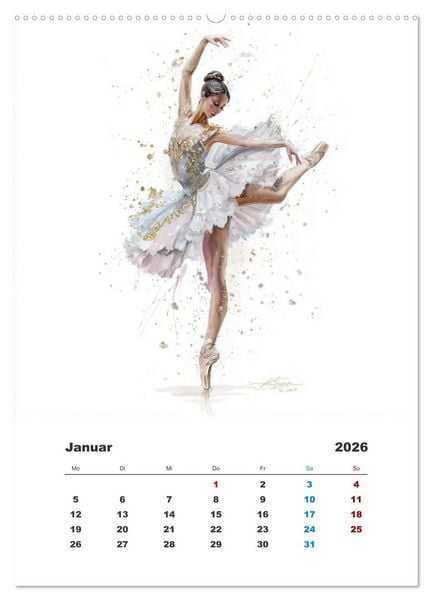 Produktbild: Tanz aus der Stille (Wandkalender 2026 DIN A2 hoch), CALVENDO Monatskalender