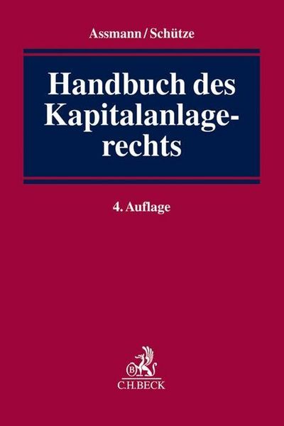 Produktbild: Handbuch des Kapitalanlagerechts