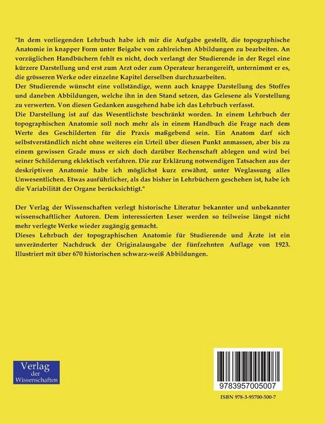 Produktbild: Lehrbuch der topographischen Anatomie